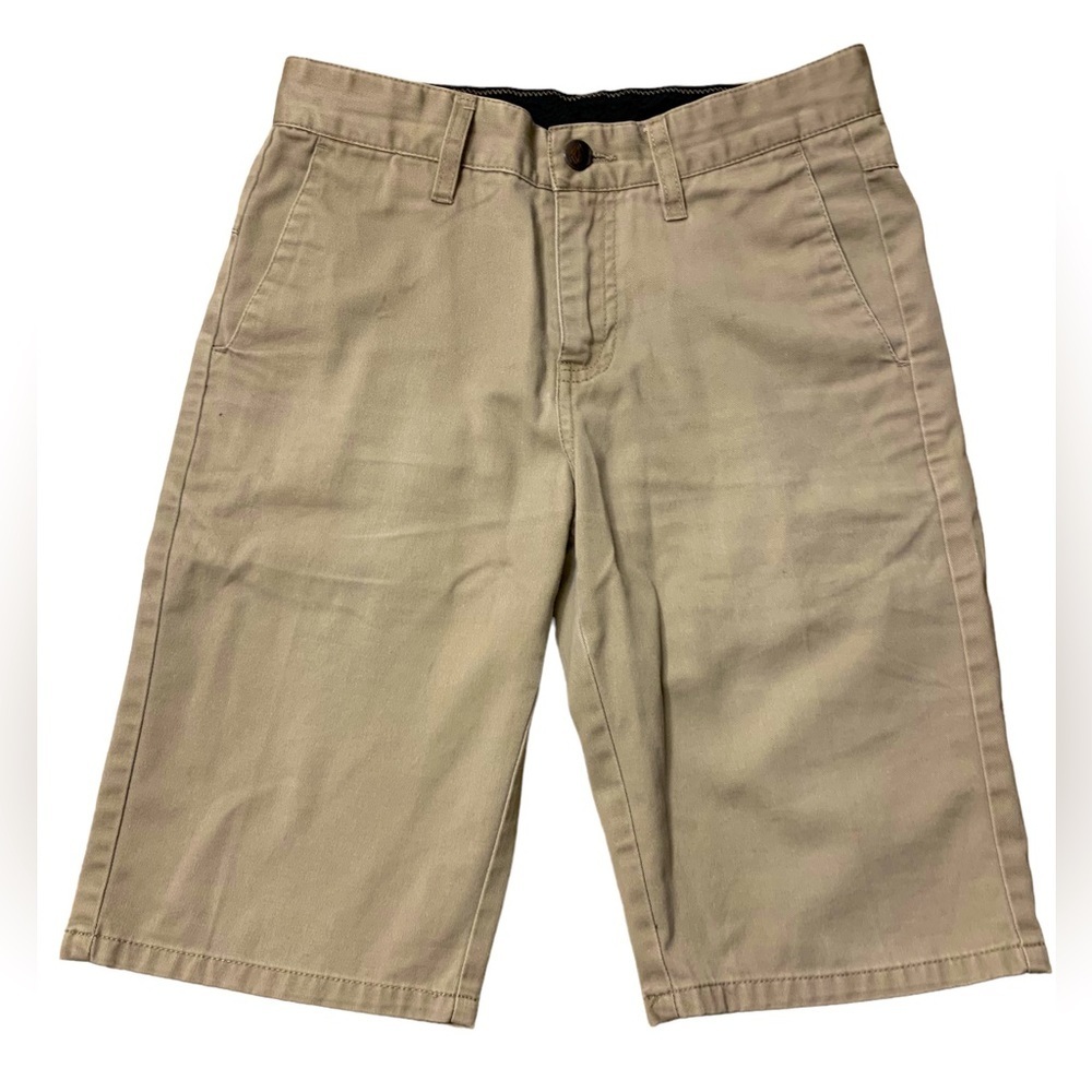 Volcom | Khaki Boy Youth Shorts Size 14 Pockets 27